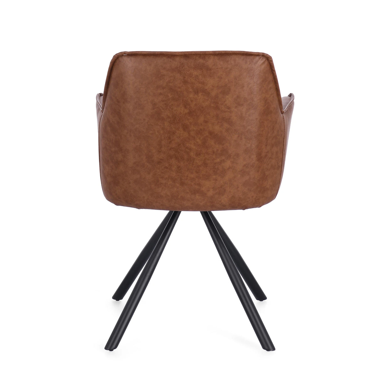 Essstuhl drehbar mit Armlehne Breval Hellbraun - ZEN ZONE Furniture