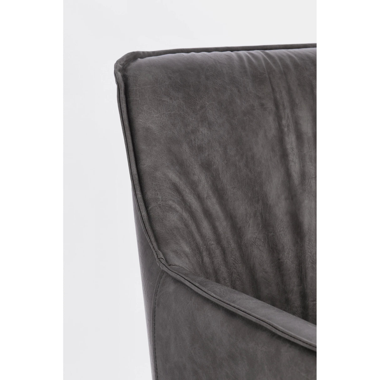 Essstuhl drehbar mit Armlehne Breval Grau - ZEN ZONE Furniture