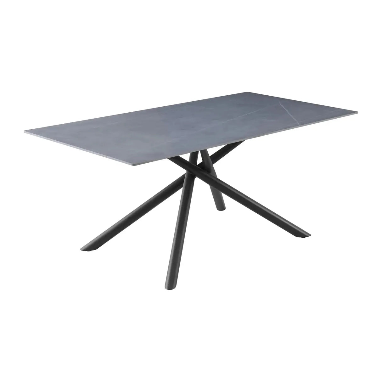 Tisch Argita Marmor-Effekt Schwarz 180x90 cm - ZEN ZONE Furniture