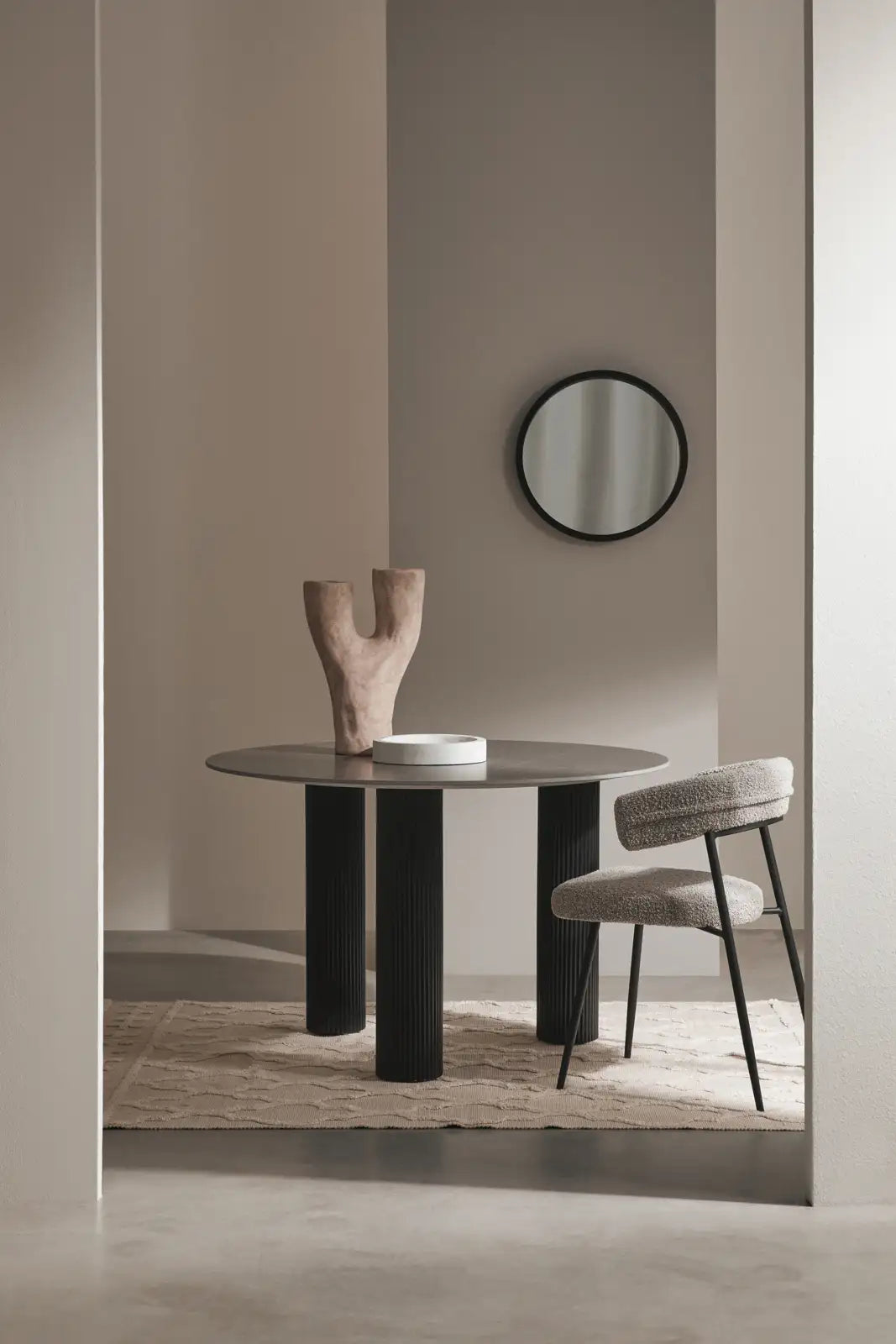 Tisch Bamira Schwarz 120x120 cm - ZEN ZONE Furniture