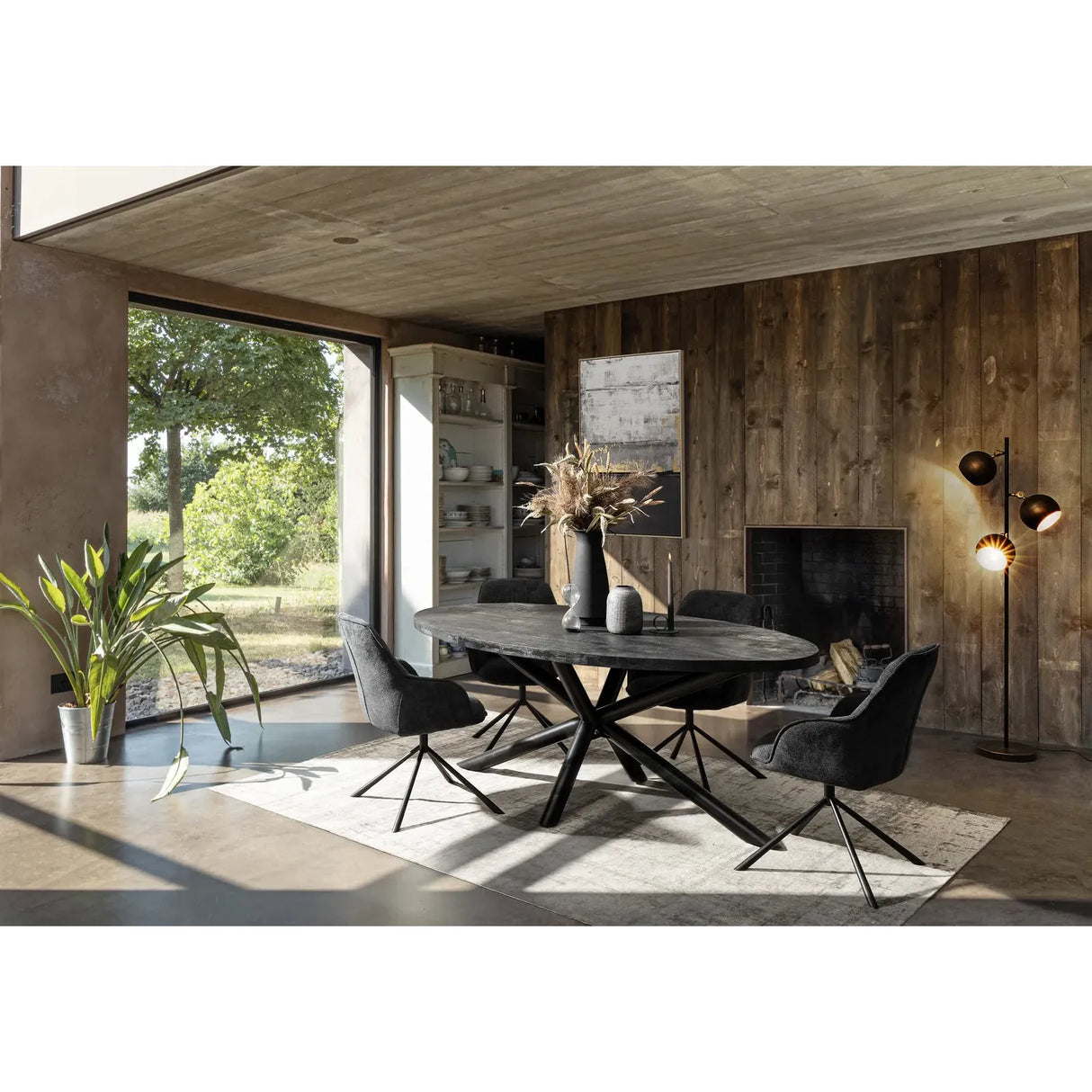 Grant Sessel Dark - ZEN ZONE Furniture