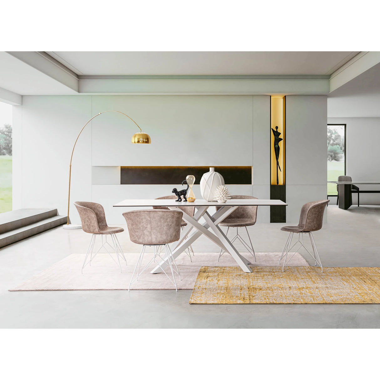 Esstisch Weiß 180x90cm Sean - ZEN ZONE Furniture