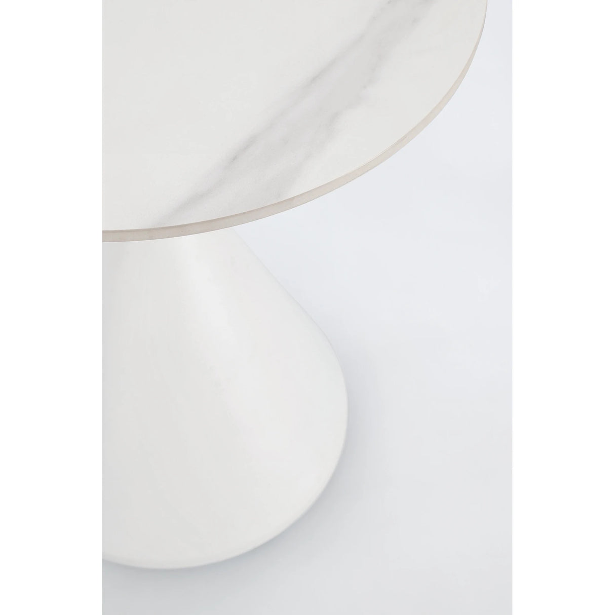 Couchtisch rund 50x50 Weiß Joona - ZEN ZONE Furniture