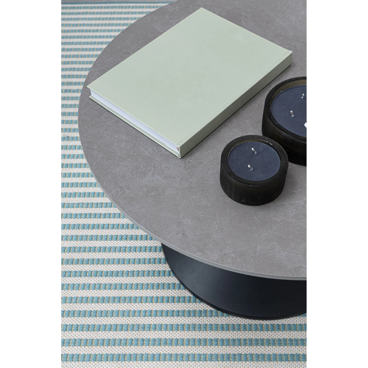 Couchtisch rund 70x70 Schwarz Joona - ZEN ZONE Furniture