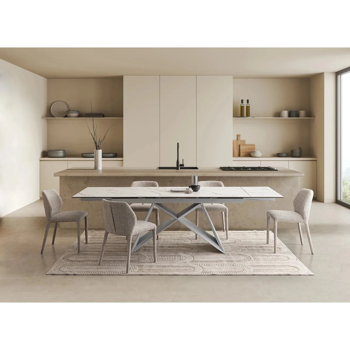 Aliisa Ausziehbarer Tisch 180–260 x 90 cm - ZEN ZONE Furniture