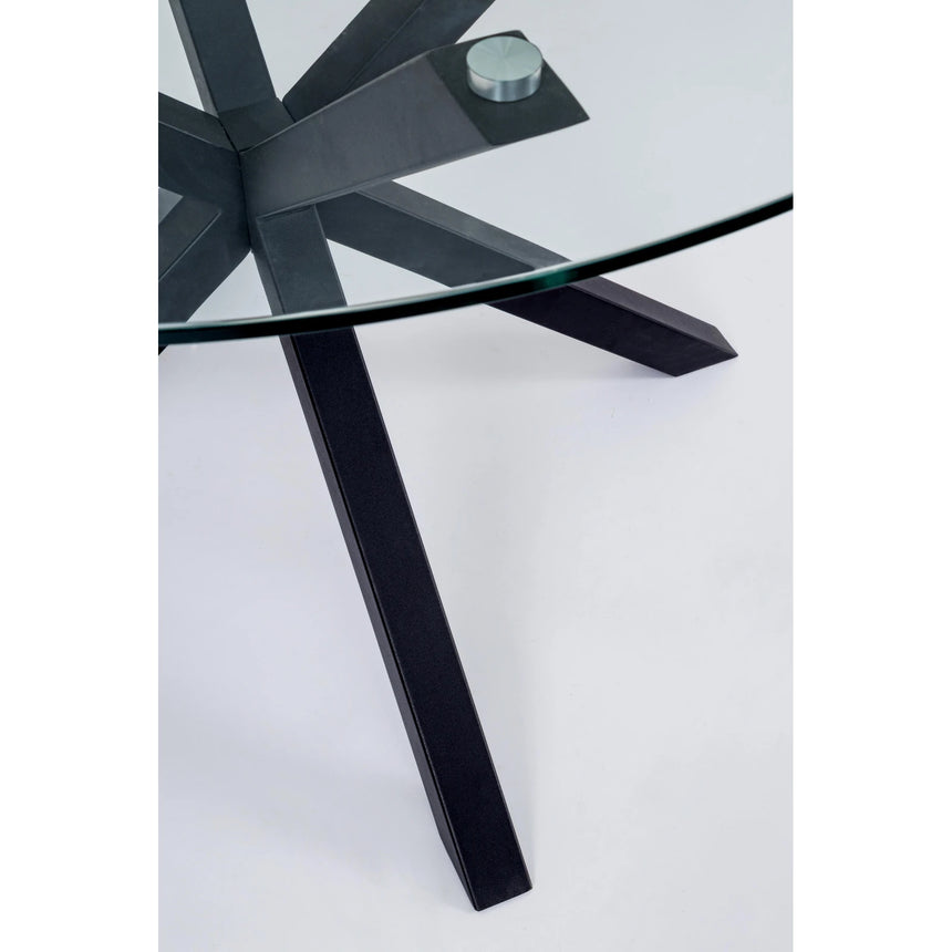 Esstisch Rund Schwarze Beine 114cm May - ZEN ZONE Furniture
