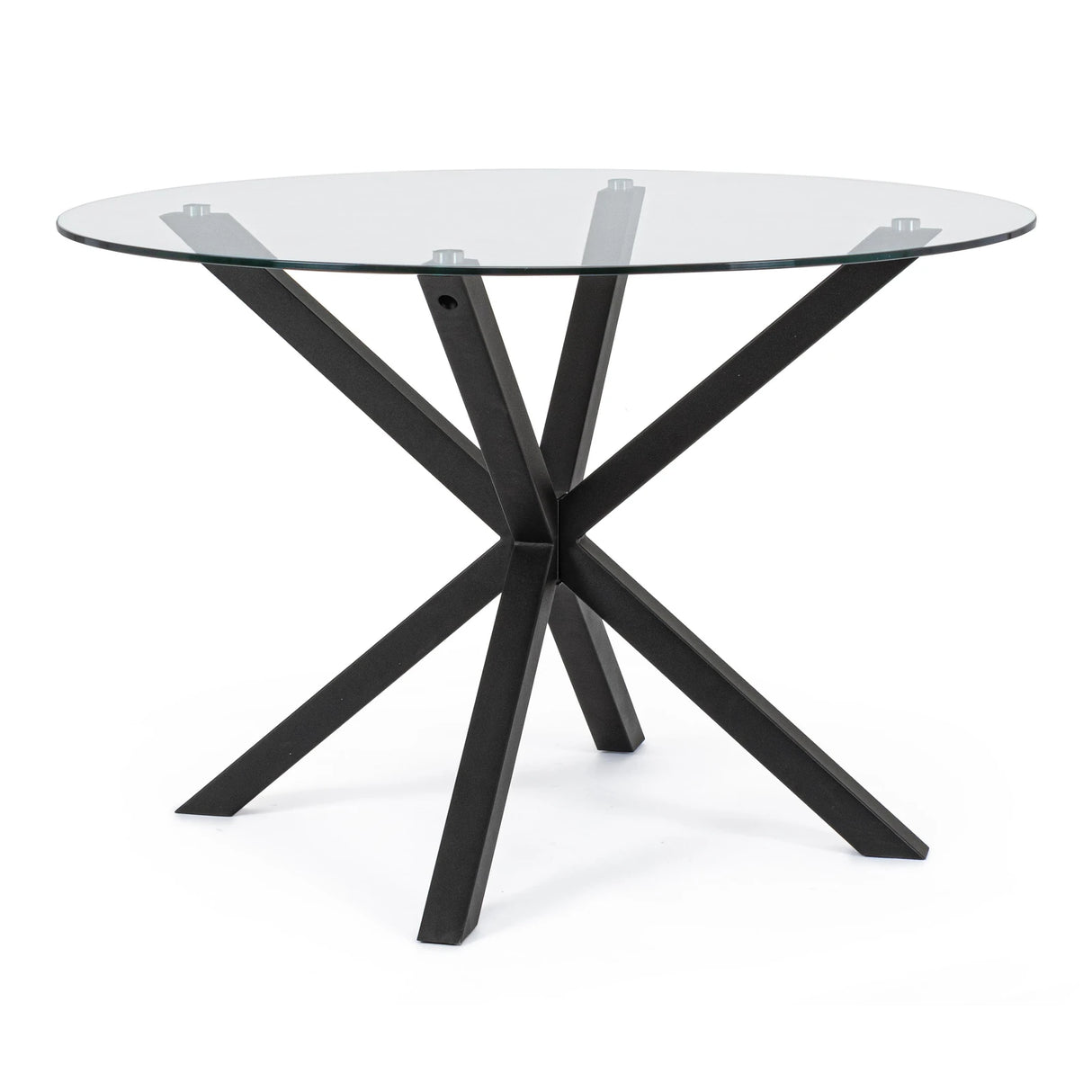 Esstisch Rund Schwarze Beine 114cm May - ZEN ZONE Furniture