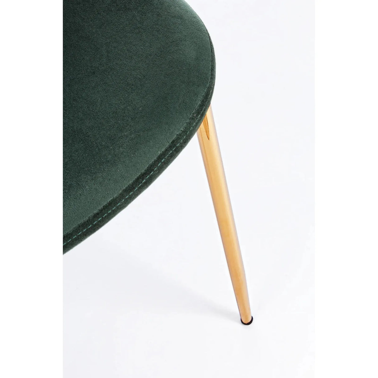 Frottee Stuhl Samt Dunkelgrün - ZEN ZONE Furniture