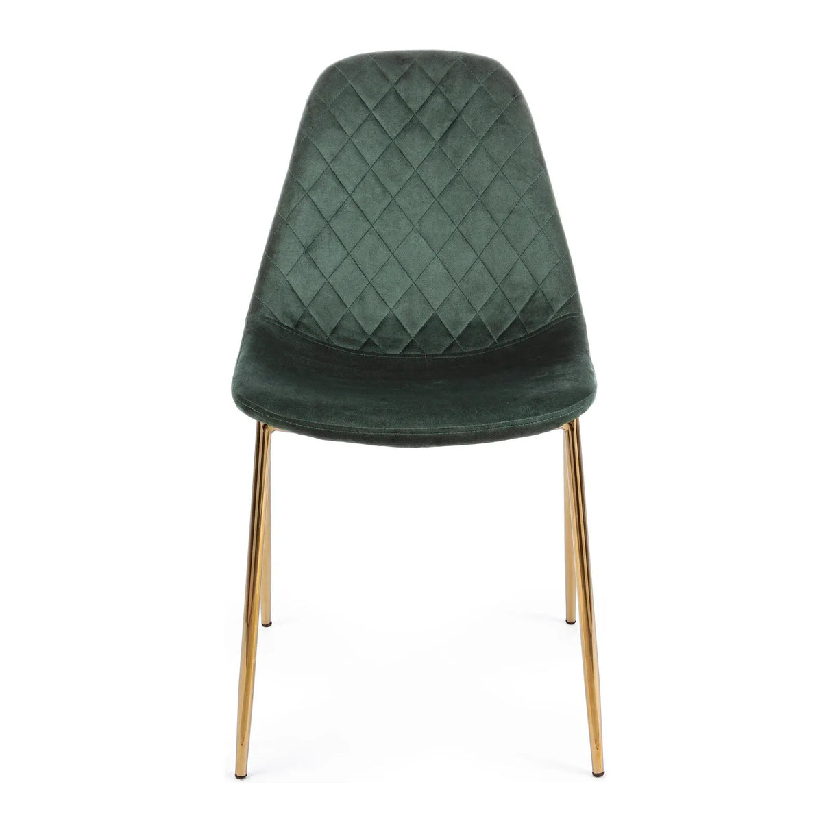 Frottee Stuhl Samt Dunkelgrün - ZEN ZONE Furniture