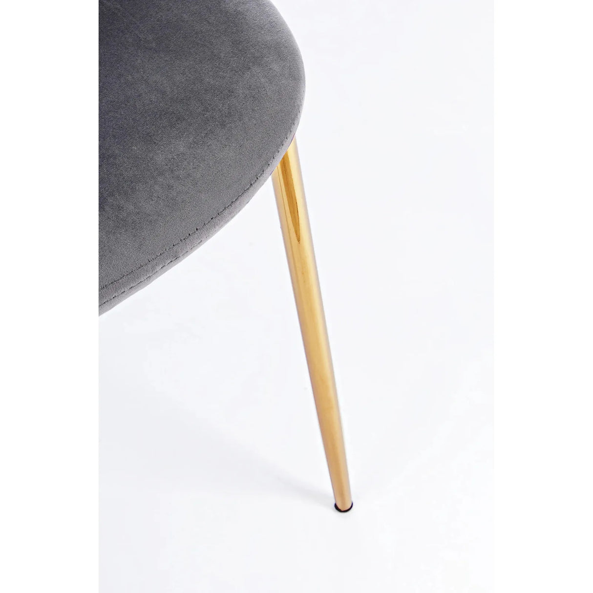 Frottee Stuhl Samt Dunkelgrau - ZEN ZONE Furniture