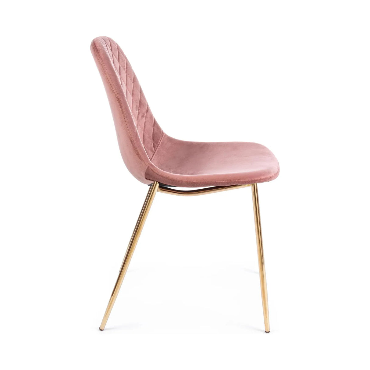 Frottee Samtstuhl Rosa - ZEN ZONE Furniture