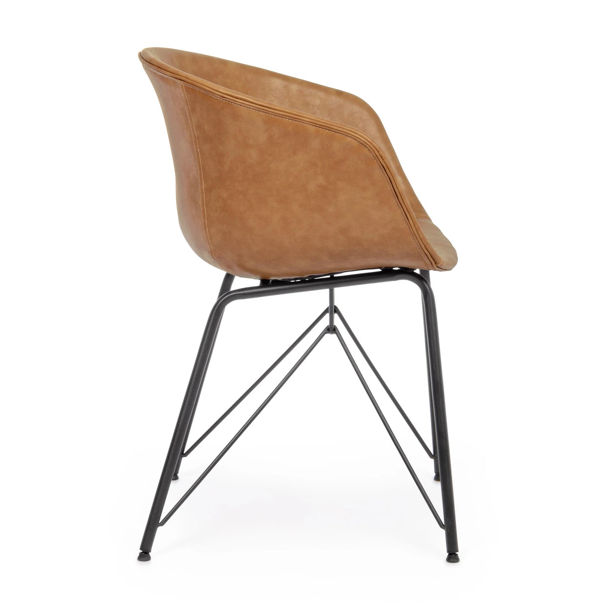 Essstuhl Warhol PU Leder Vintage - ZEN ZONE Furniture