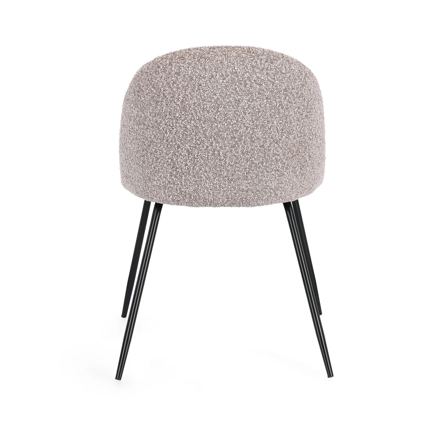 Essstuhl Tanya Schwarz/Nerz - ZEN ZONE Furniture