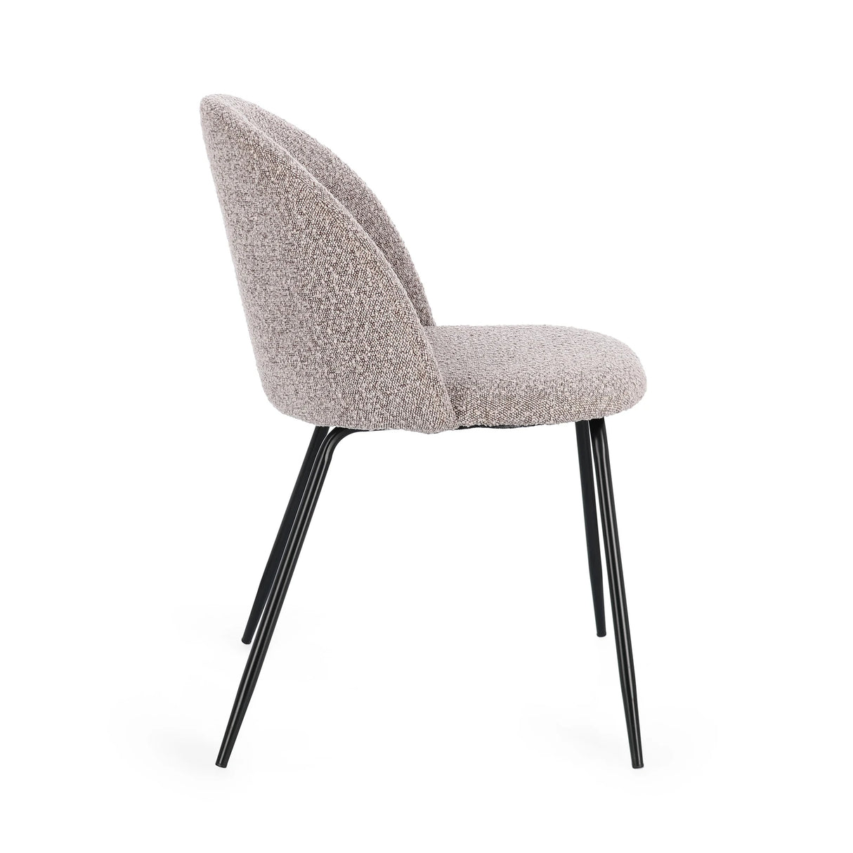 Essstuhl Tanya Schwarz/Nerz - ZEN ZONE Furniture