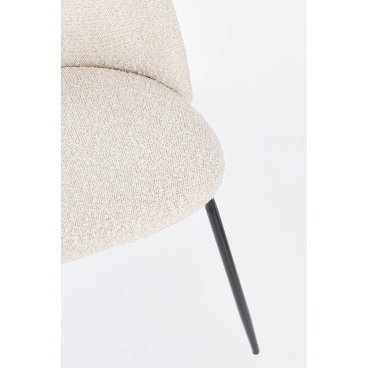 Essstuhl Tanya Schwarz/Elfenbein - ZEN ZONE Furniture