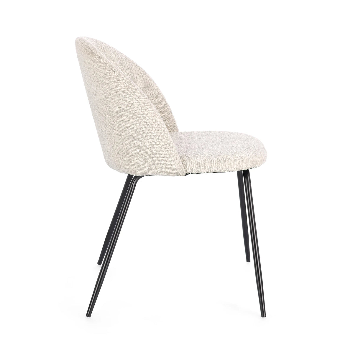 Essstuhl Tanya Schwarz/Elfenbein - ZEN ZONE Furniture