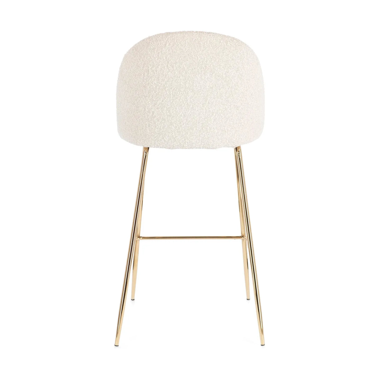 Barhocker in Gold und Elfenbeinoptik Tragen - ZEN ZONE Furniture