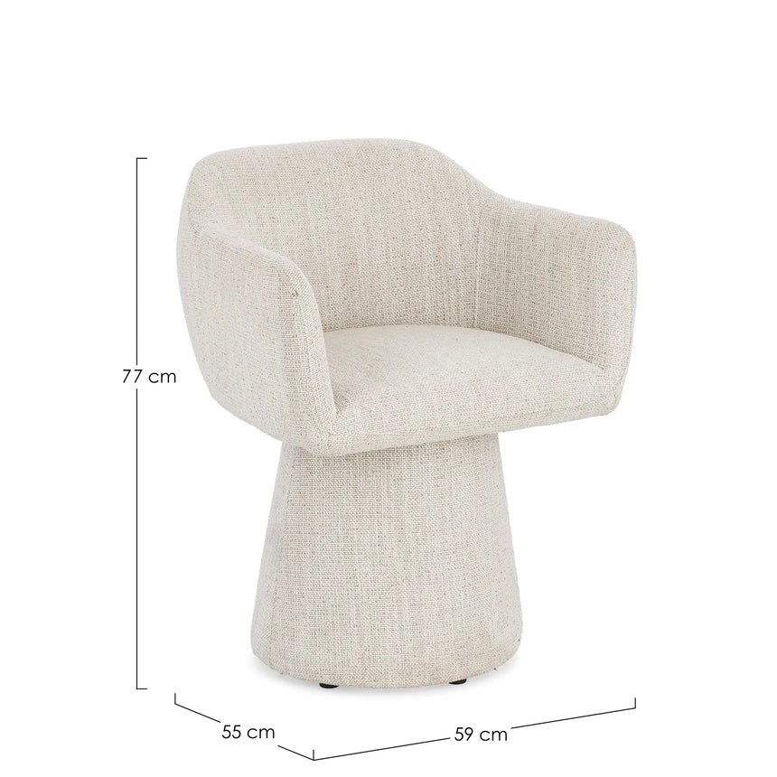 Drehstuhl Lottie Eis - ZEN ZONE Furniture