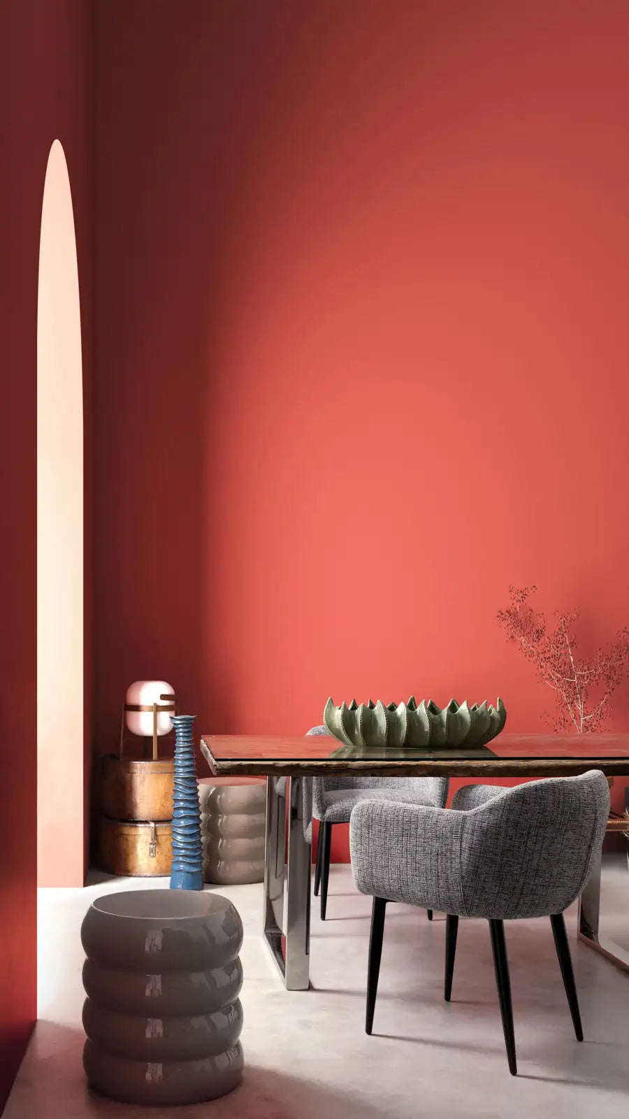 Stuhl mit Armlehnen Kati Grau - ZEN ZONE Furniture