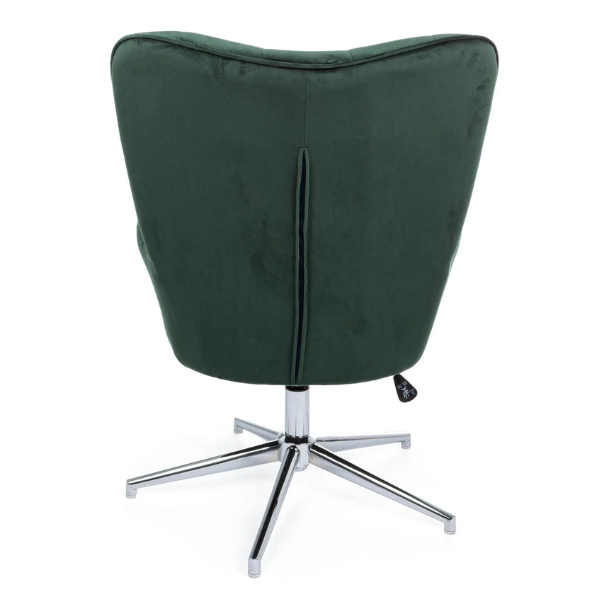Farida Sessel Samt Grün - ZEN ZONE Furniture