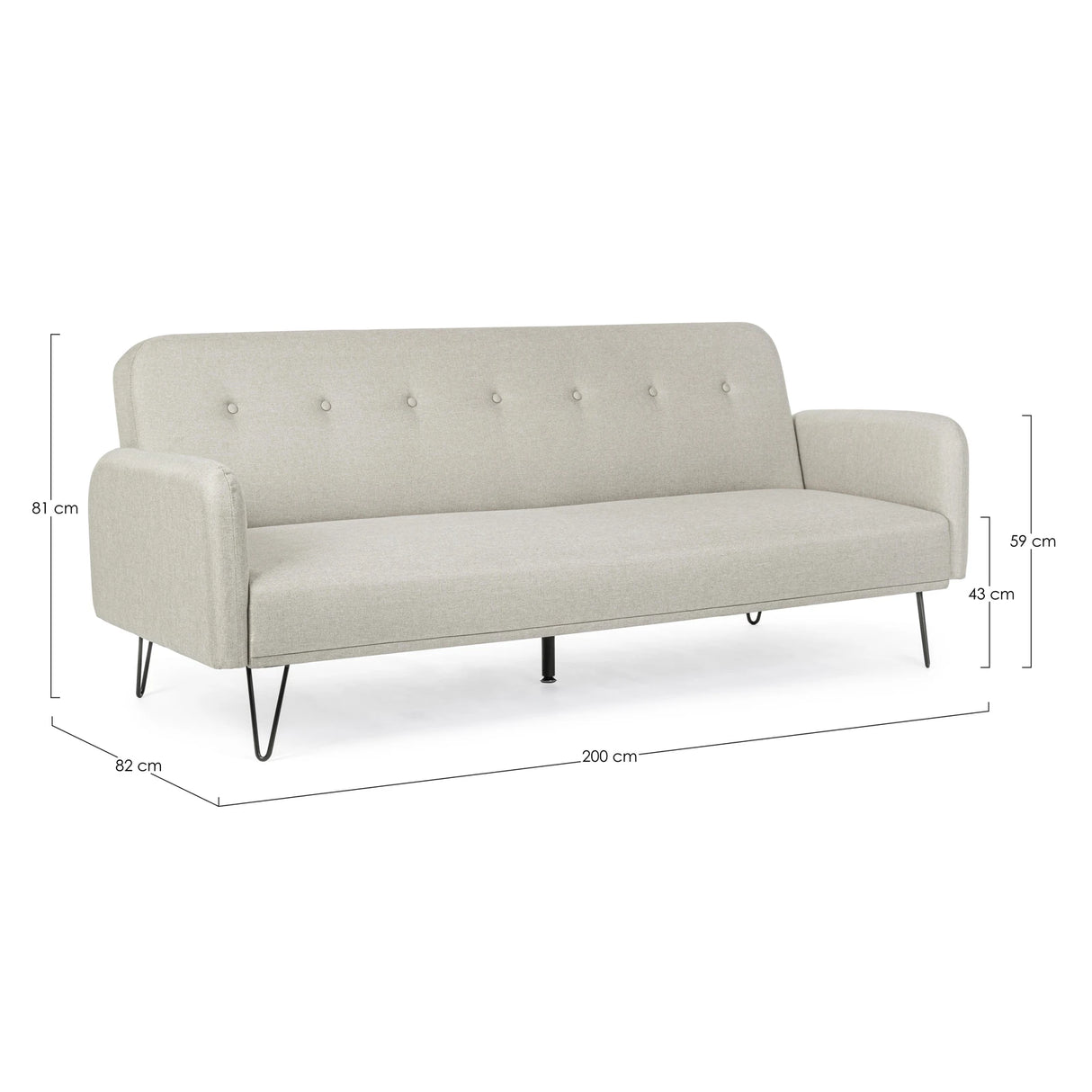 Bettsofa Bridjet Beige - ZEN ZONE Furniture