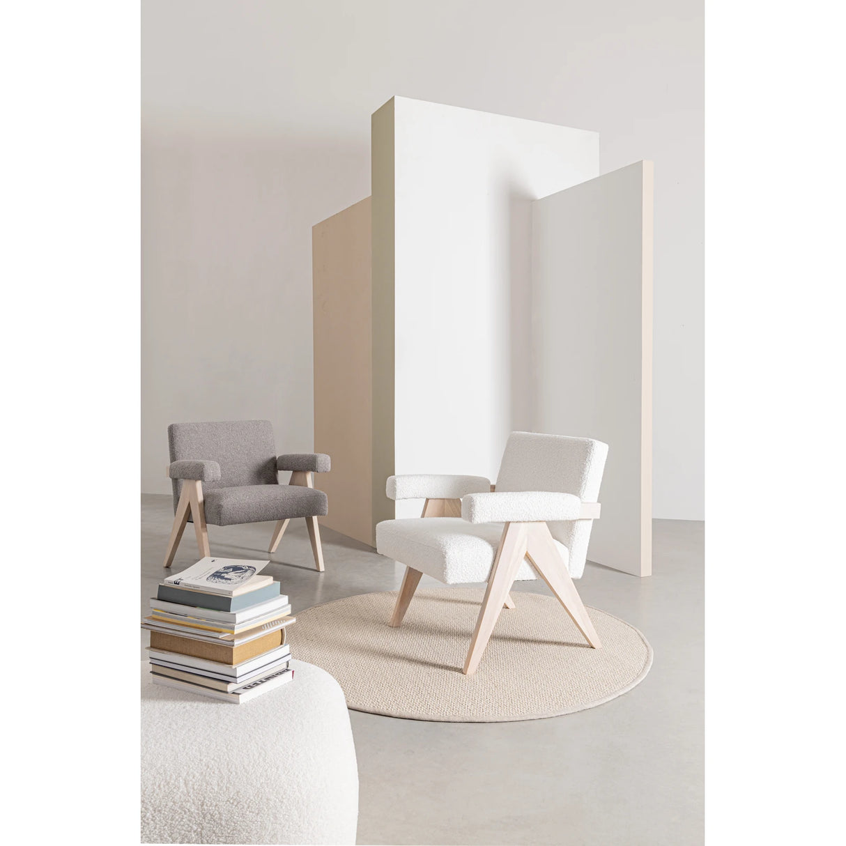 Sessel Faiza Taupe - ZEN ZONE Furniture