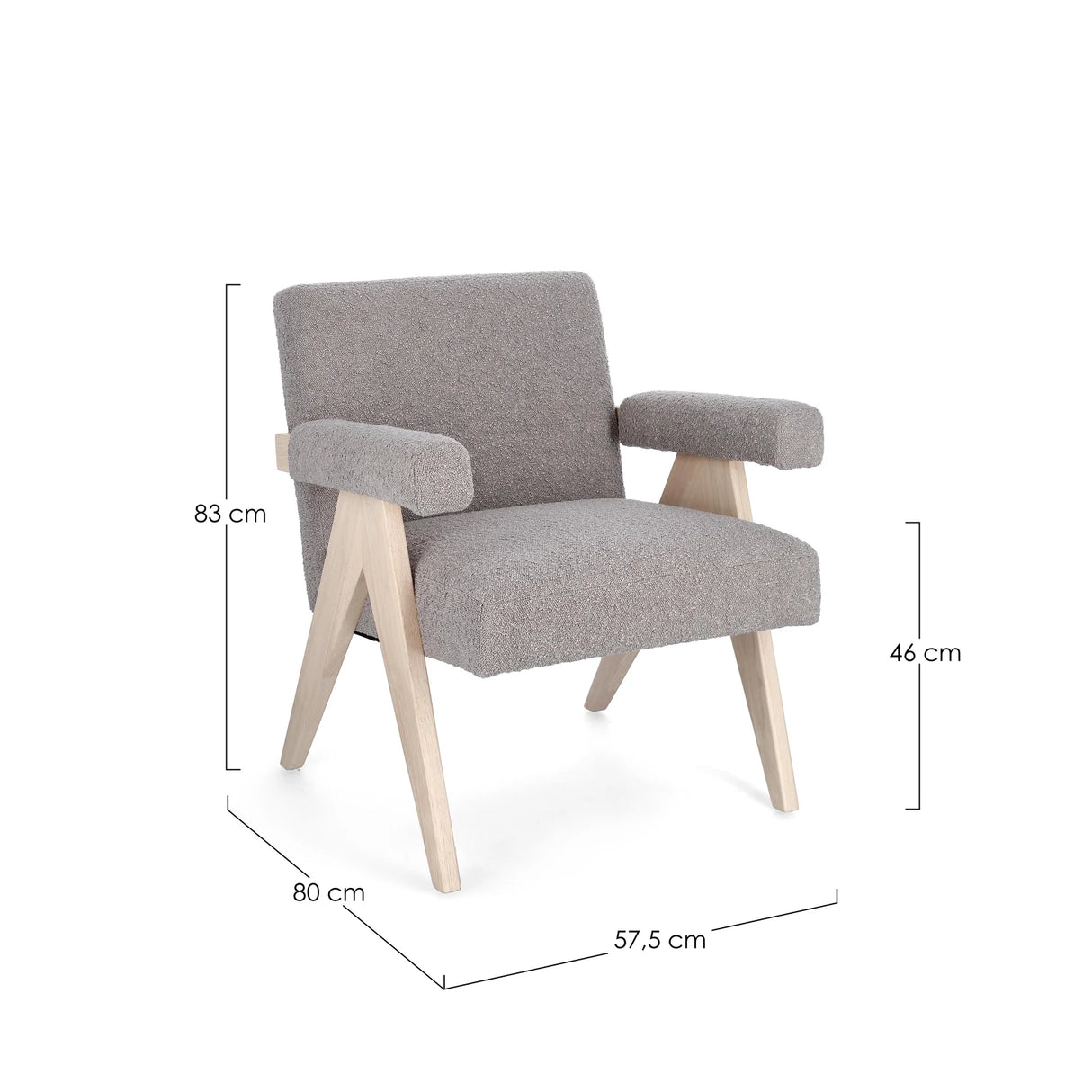 Sessel Faiza Taupe - ZEN ZONE Furniture