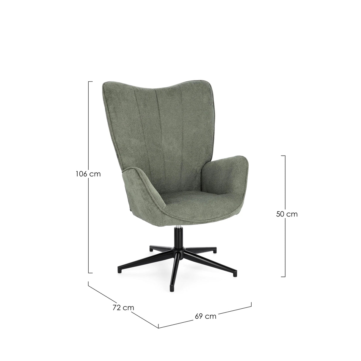 Sessel Inas Grün - ZEN ZONE Furniture