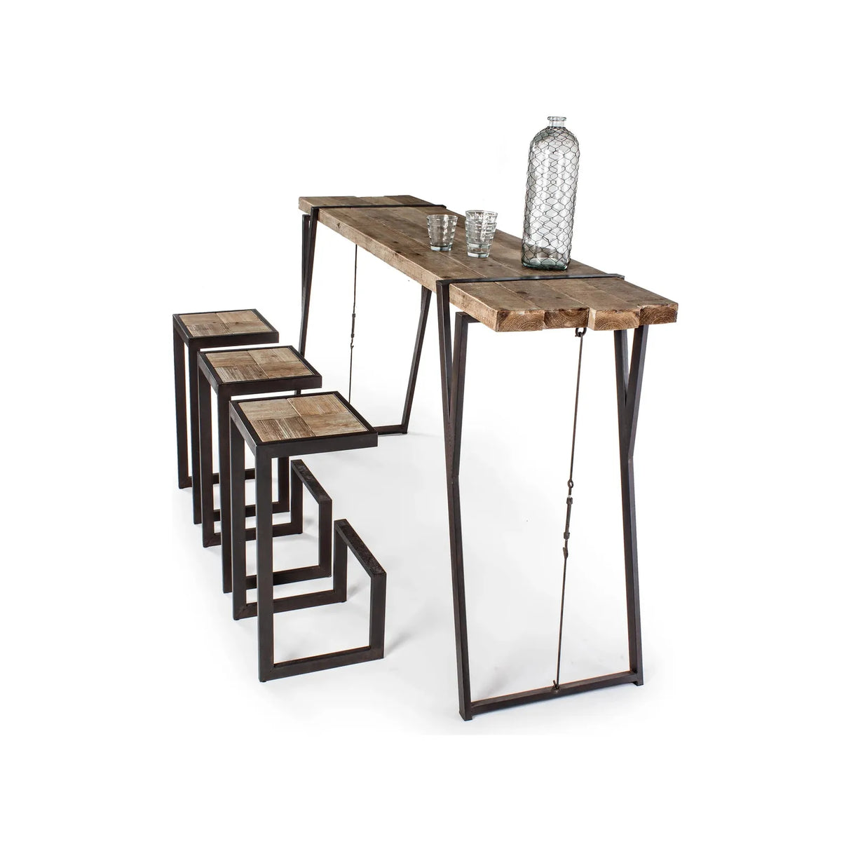 Blöcke Barhocker Höhe 70 cm - ZEN ZONE Furniture