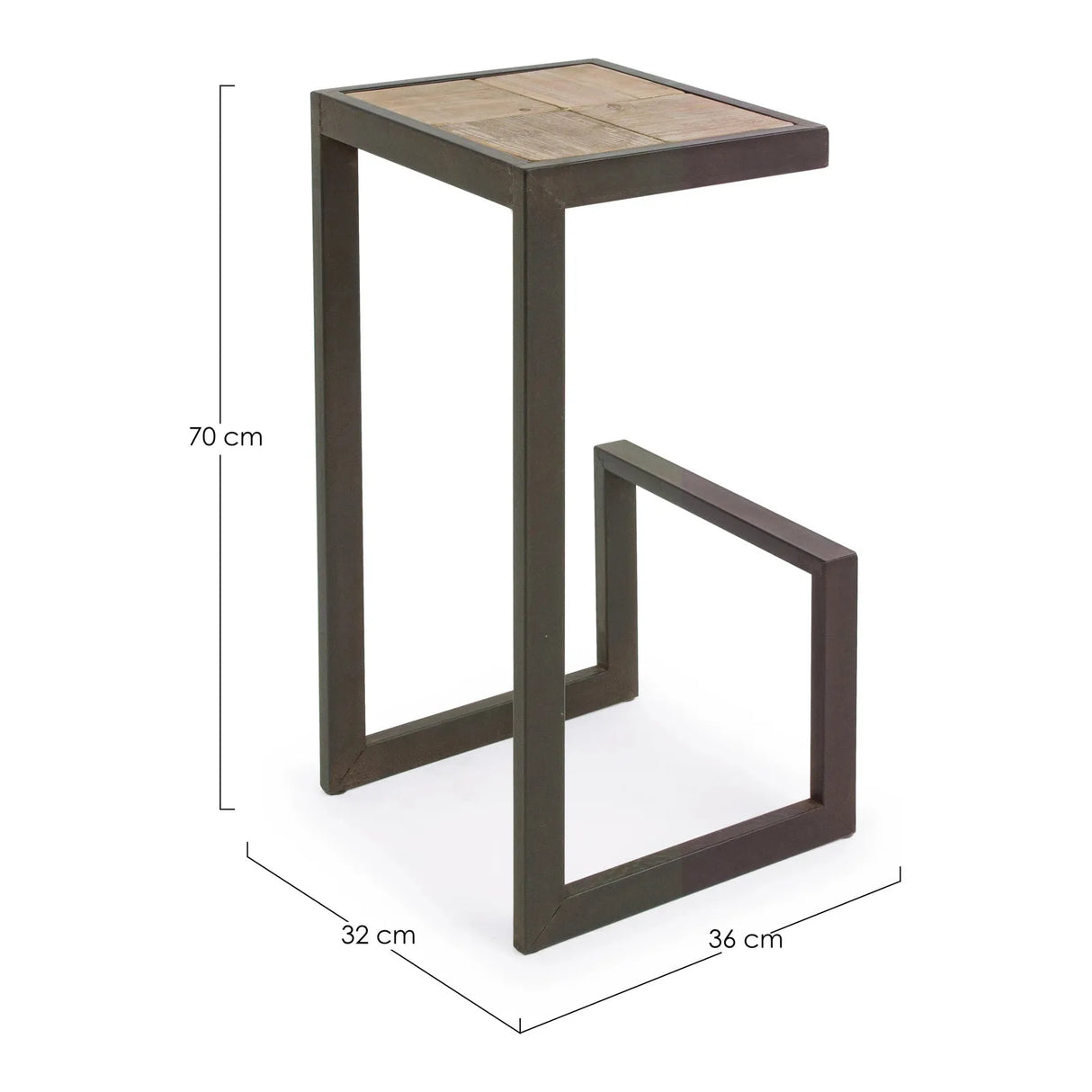 Blöcke Barhocker Höhe 70 cm - ZEN ZONE Furniture