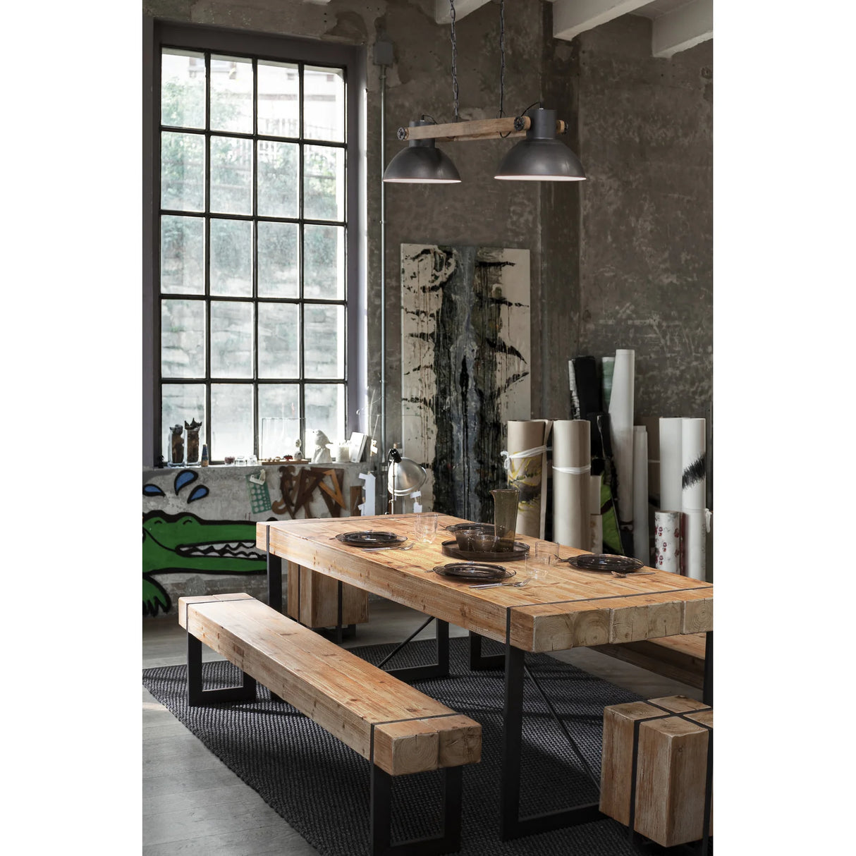 Esstisch 200x90cm Garrett - ZEN ZONE Furniture