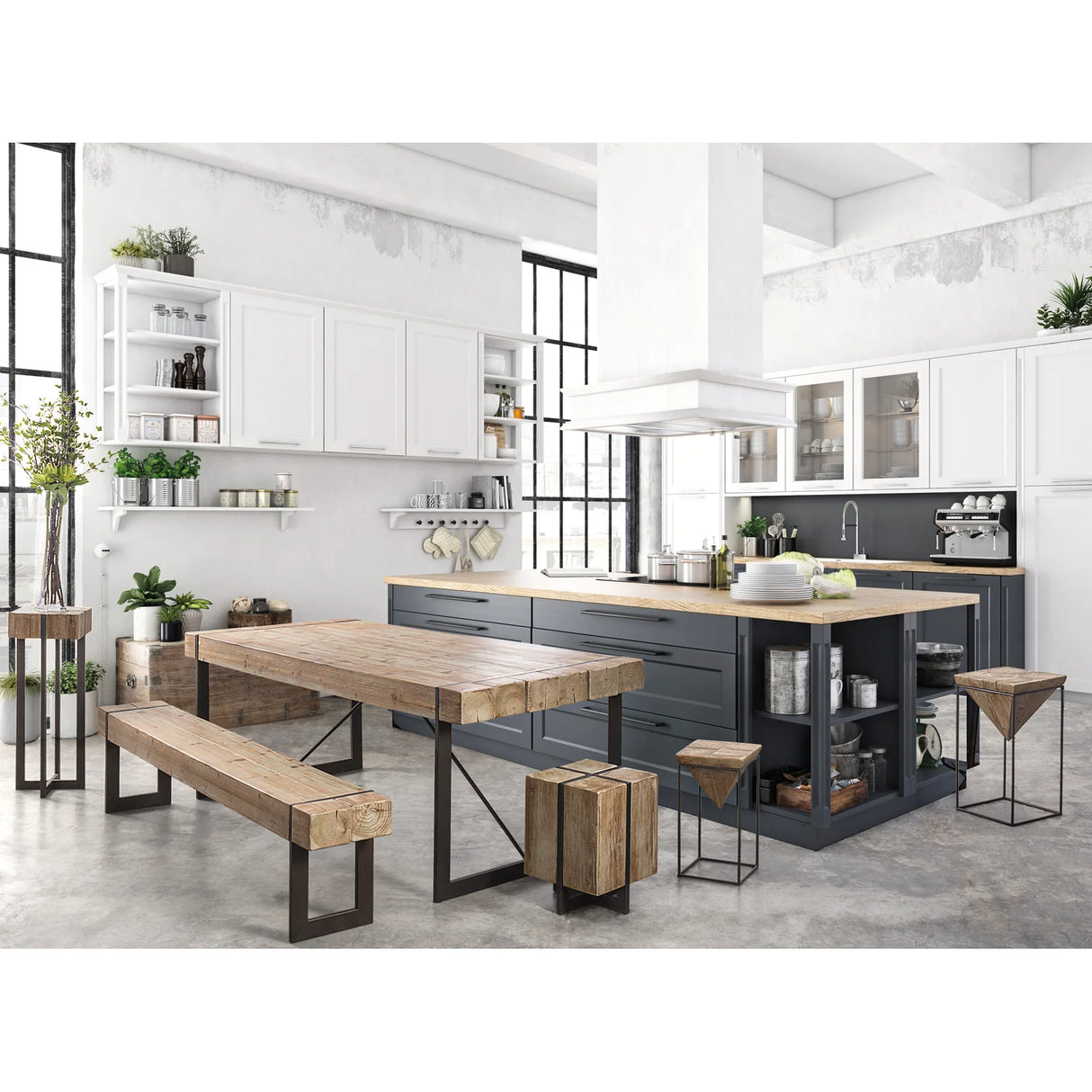 Esstisch 200x90cm Garrett - ZEN ZONE Furniture