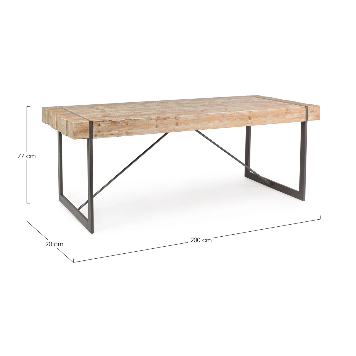 Esstisch 200x90cm Garrett - ZEN ZONE Furniture