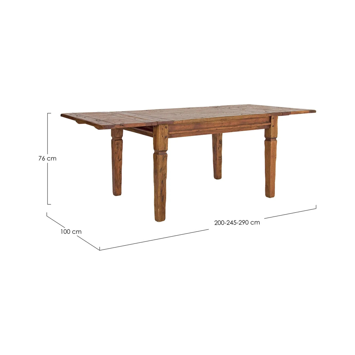 Chateaux Ausziehtisch 200-245-290x100 cm - ZEN ZONE Furniture