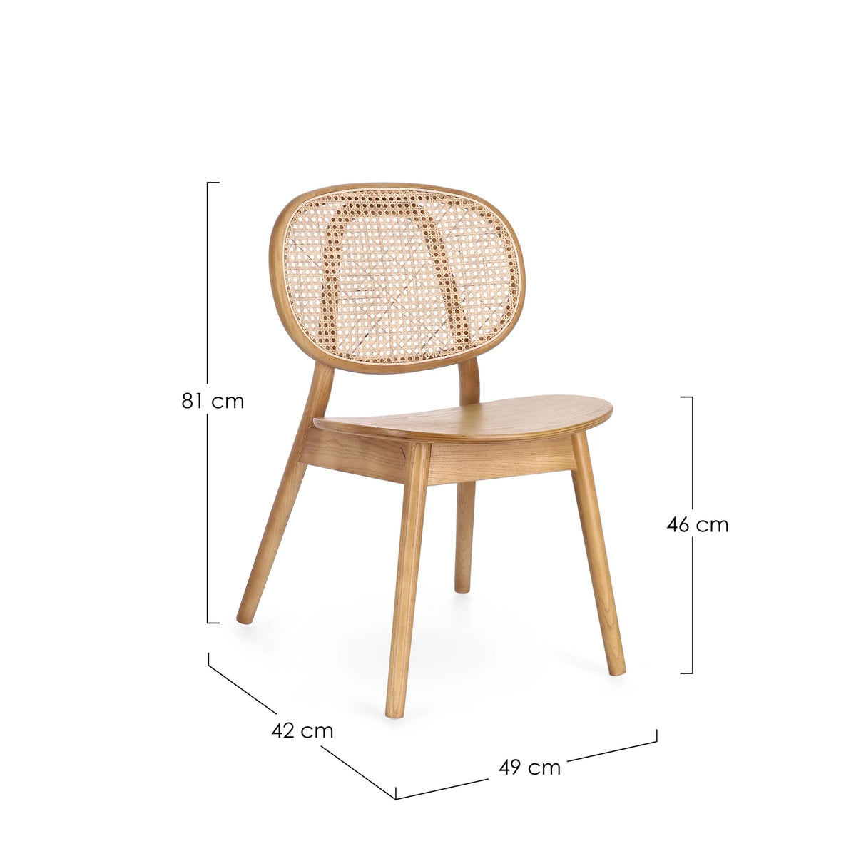Essstuhl Adolis Natürlich - ZEN ZONE Furniture