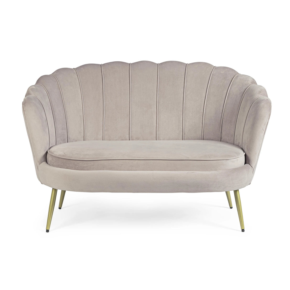 Sofa 2-Sitzer Giliola Hellgrau - ZEN ZONE Furniture