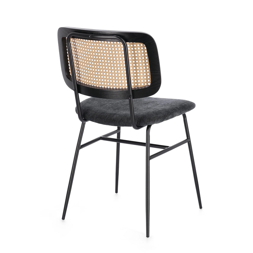 Essstuhl Glenna Dunkelgrau - ZEN ZONE Furniture