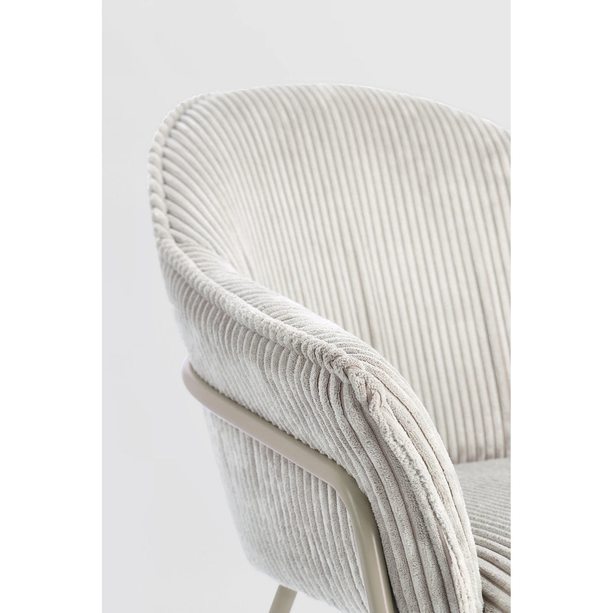 Essstuhl mit Armlehne Cassidy Warm/Hellgrau - ZEN ZONE Furniture