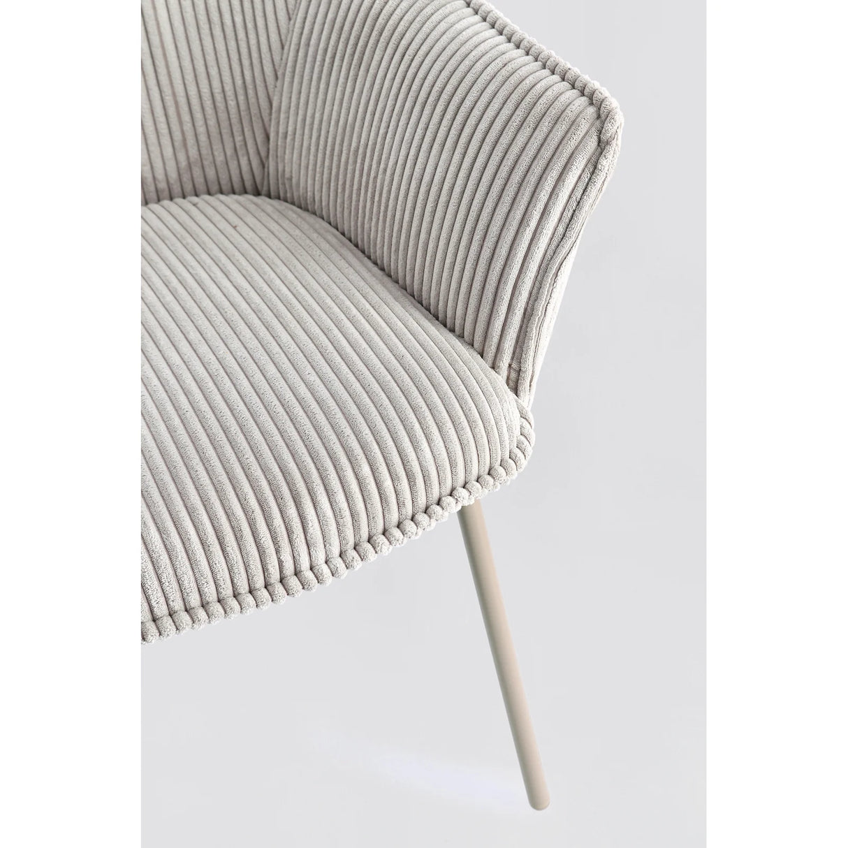 Essstuhl mit Armlehne Cassidy Warm/Hellgrau - ZEN ZONE Furniture