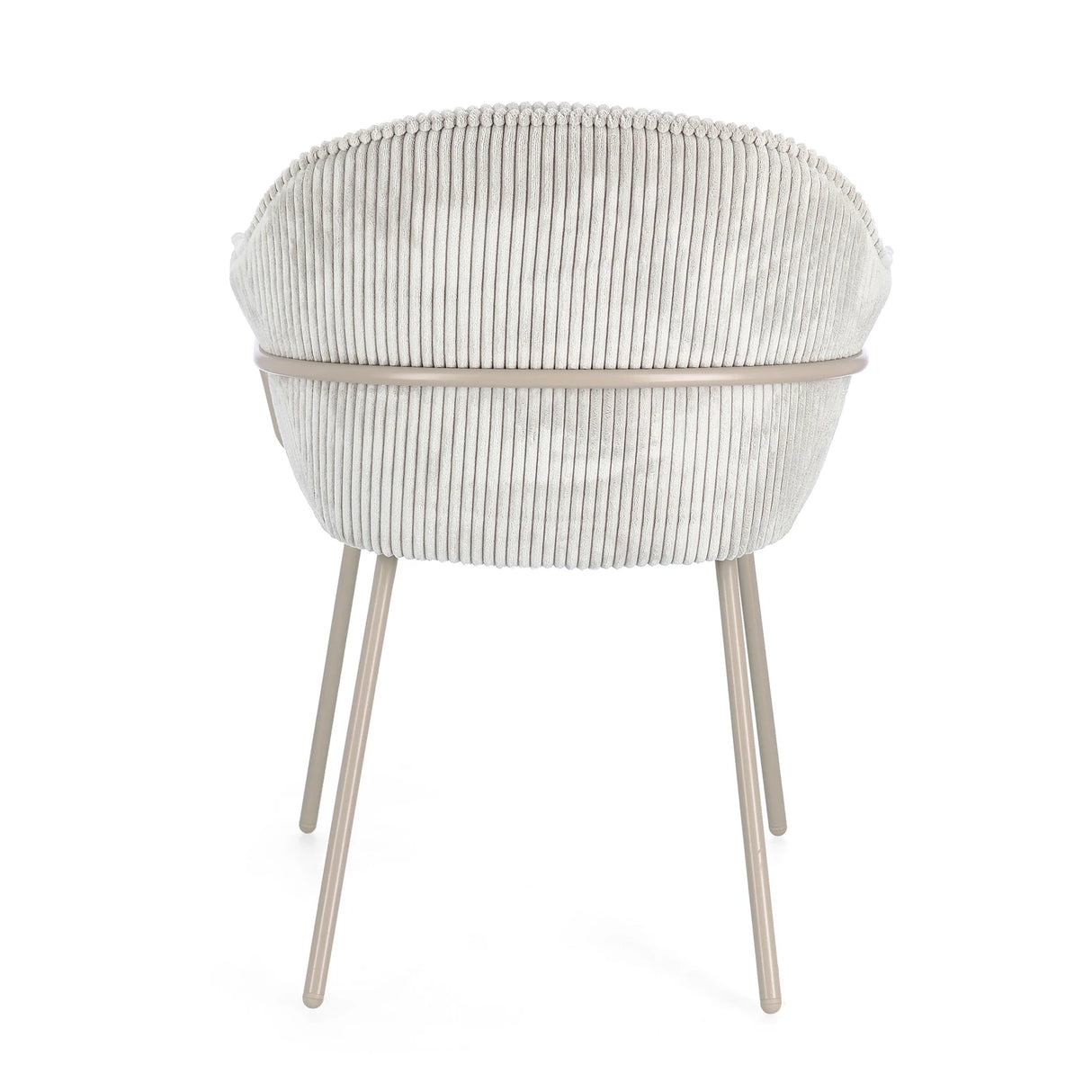 Essstuhl mit Armlehne Cassidy Warm/Hellgrau - ZEN ZONE Furniture