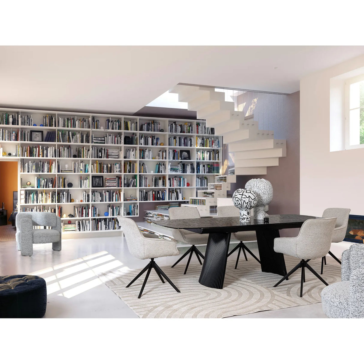 Essstuhl mit Armlehne Matilda Rainy - ZEN ZONE Furniture