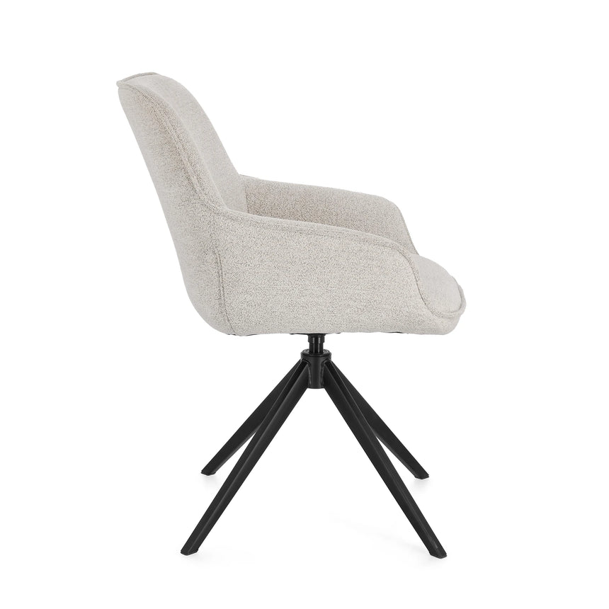 Essstuhl mit Armlehne Matilda Rainy - ZEN ZONE Furniture