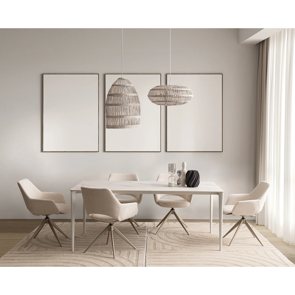 Essstuhl mit Armlehne Vivian Moon - ZEN ZONE Furniture