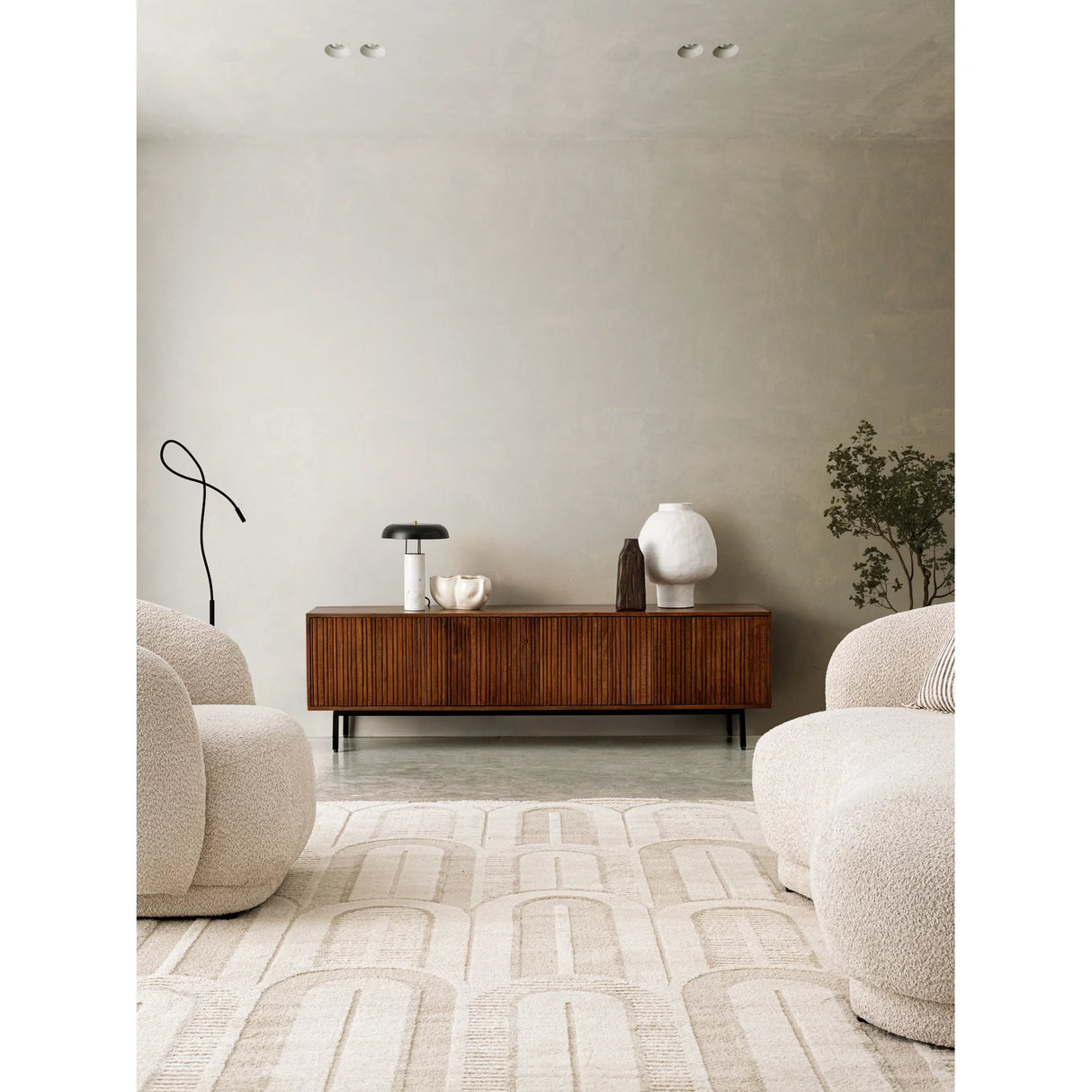 Sofa 2-Sitzer Tecla Natur - ZEN ZONE Furniture