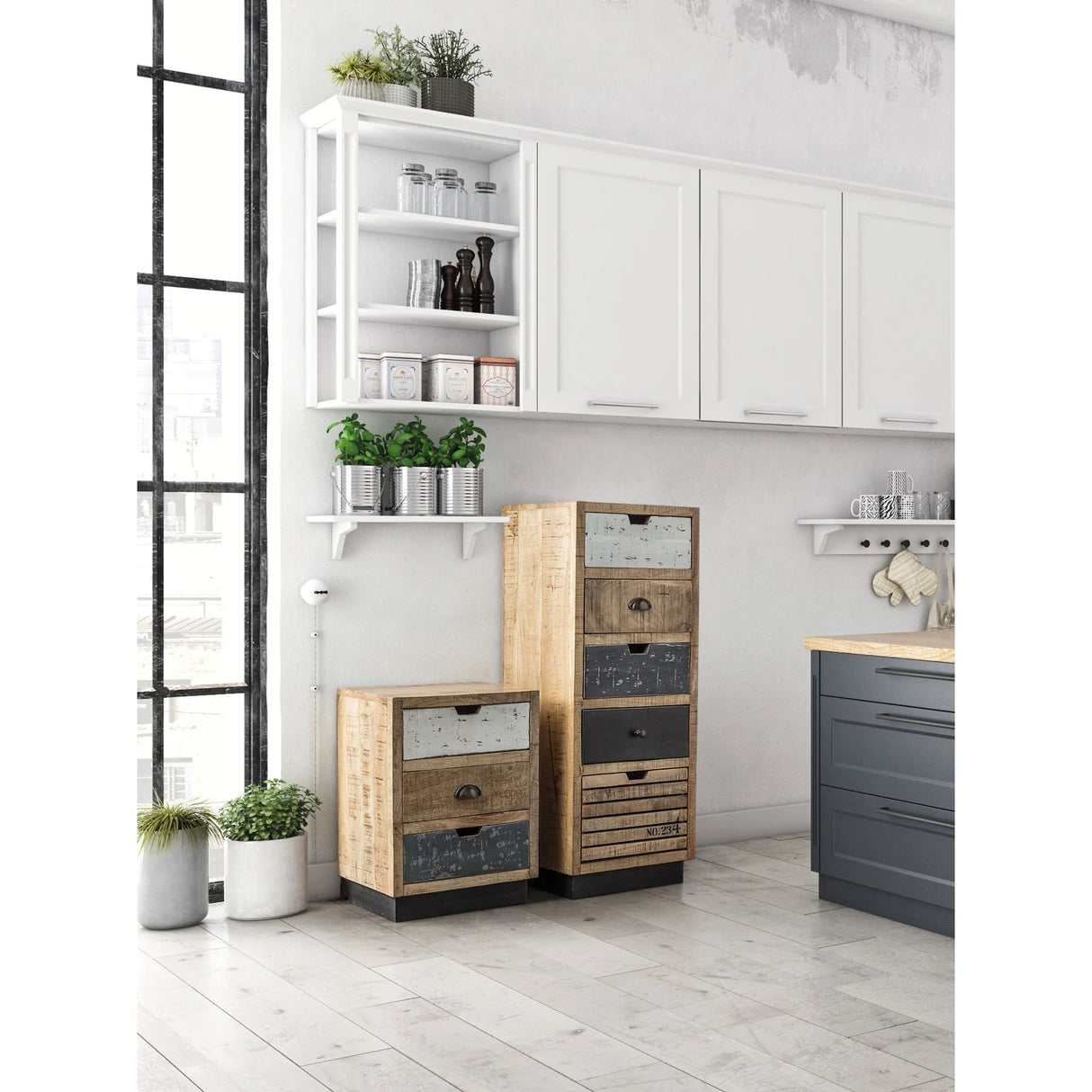 Kommode mit 5 Schubladen Tudor - ZEN ZONE Furniture