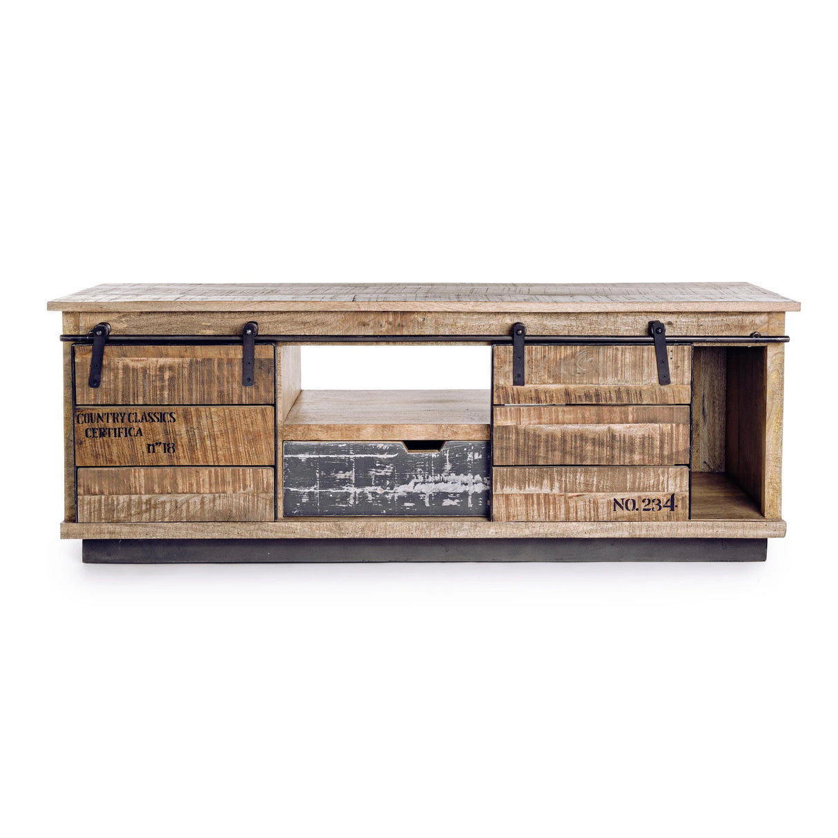 TV Sideboard Tudor mit 2 Türen und 1 Schublade - ZEN ZONE Furniture