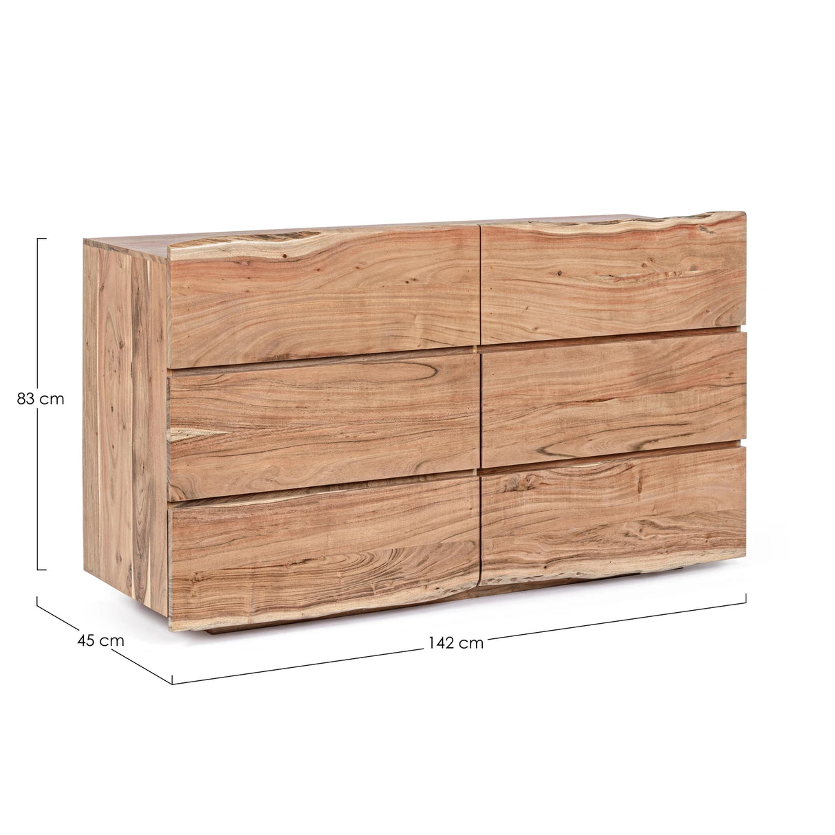 Kommode mit 6 Schubladen Aron - ZEN ZONE Furniture