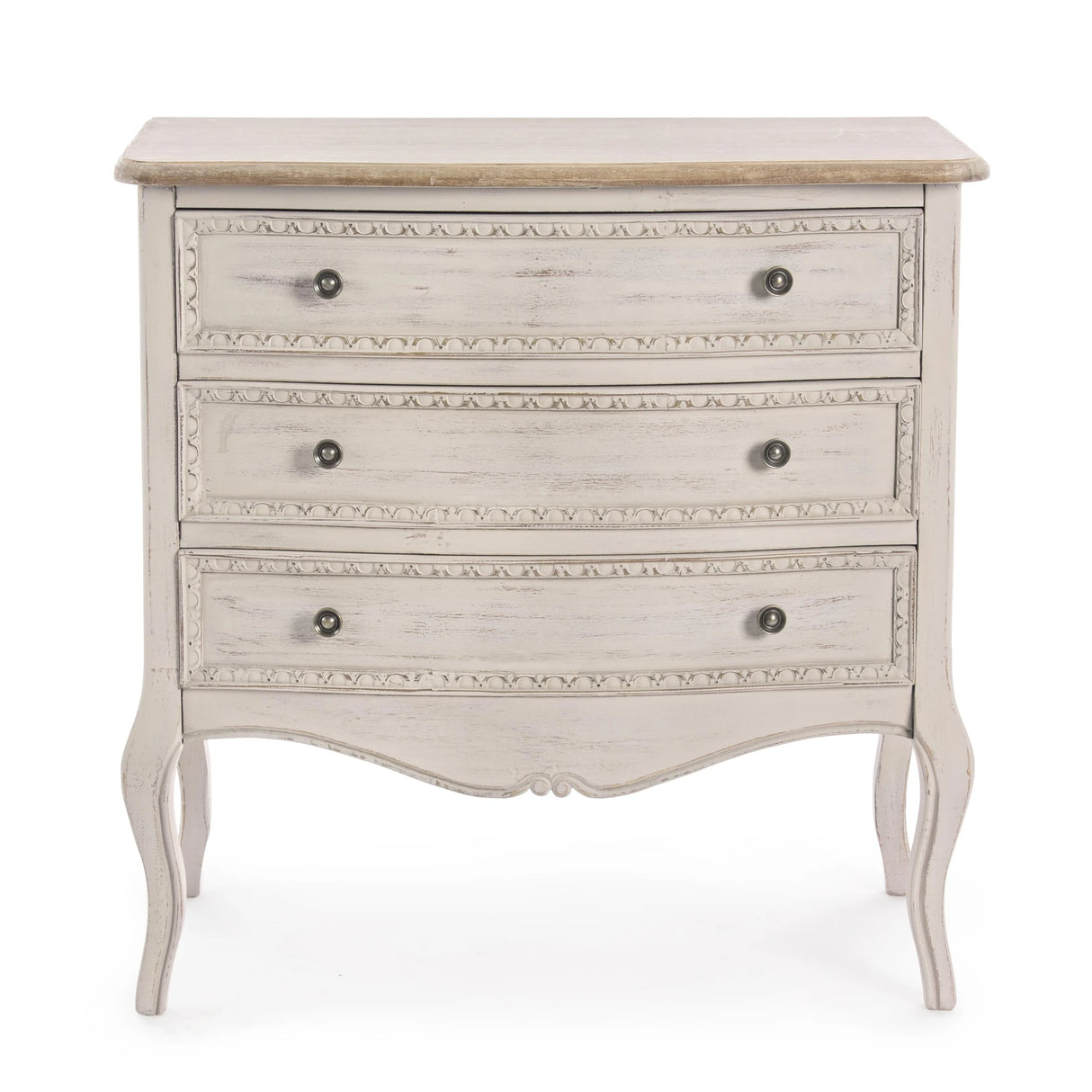 Kommode aus Holz mit 3 Schubladen Clarisse - ZEN ZONE Furniture