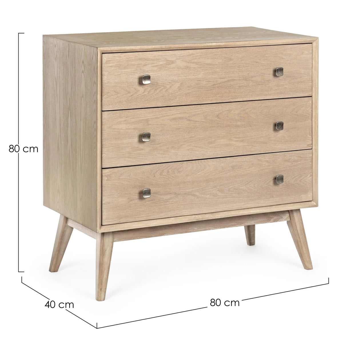 Kommode mit 3 Schubladen Alannis - ZEN ZONE Furniture