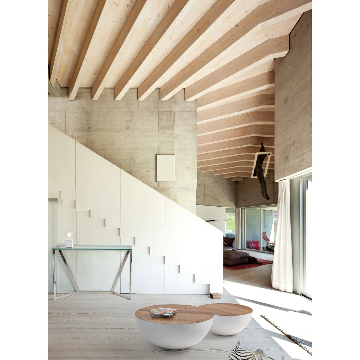 Couchtisch rund 70x70 Weiß Lancaster - ZEN ZONE Furniture